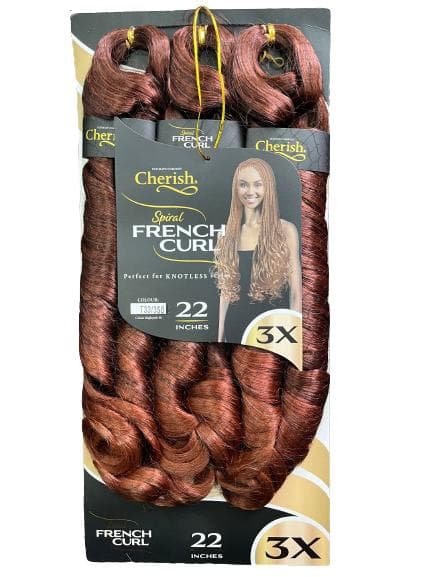 Cherish 3x Spiral French Curl Pre-Stretched 5