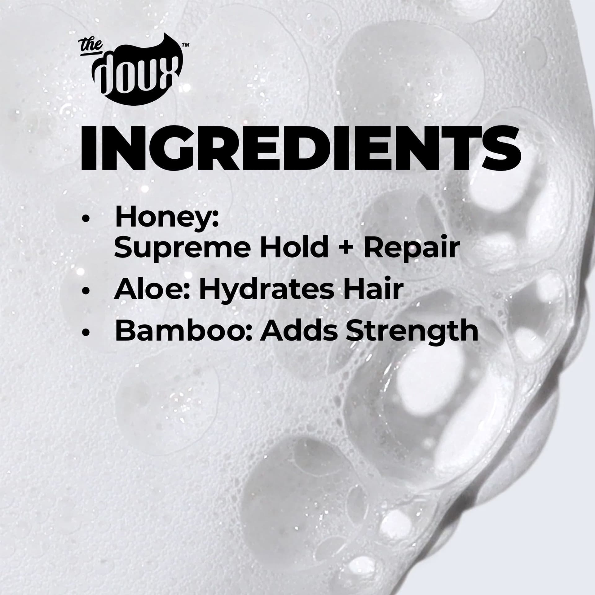 THE DOUX CRAZY SEXY CURL HONEY SETTING FOAM 7oz 2