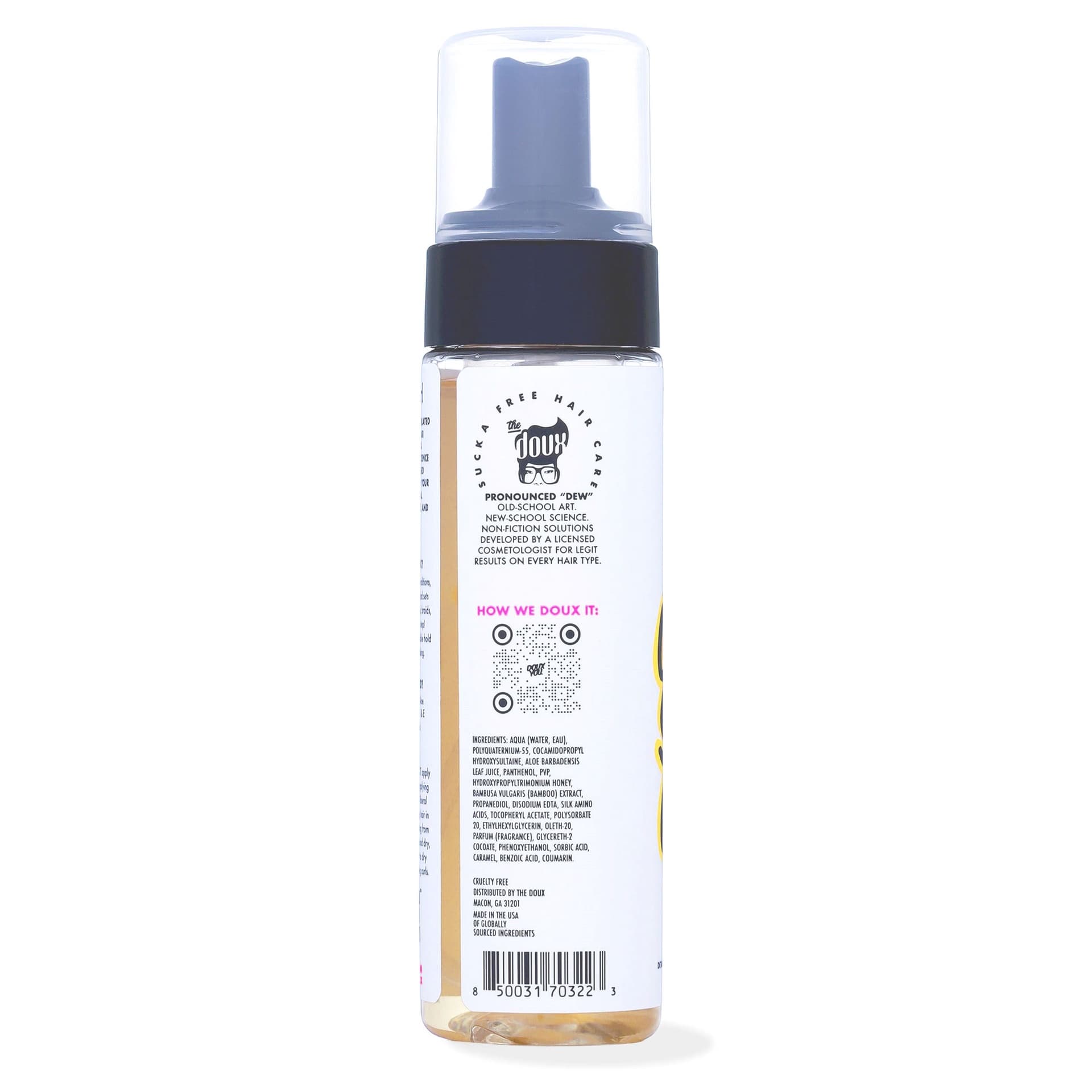 THE DOUX CRAZY SEXY CURL HONEY SETTING FOAM 7oz 4