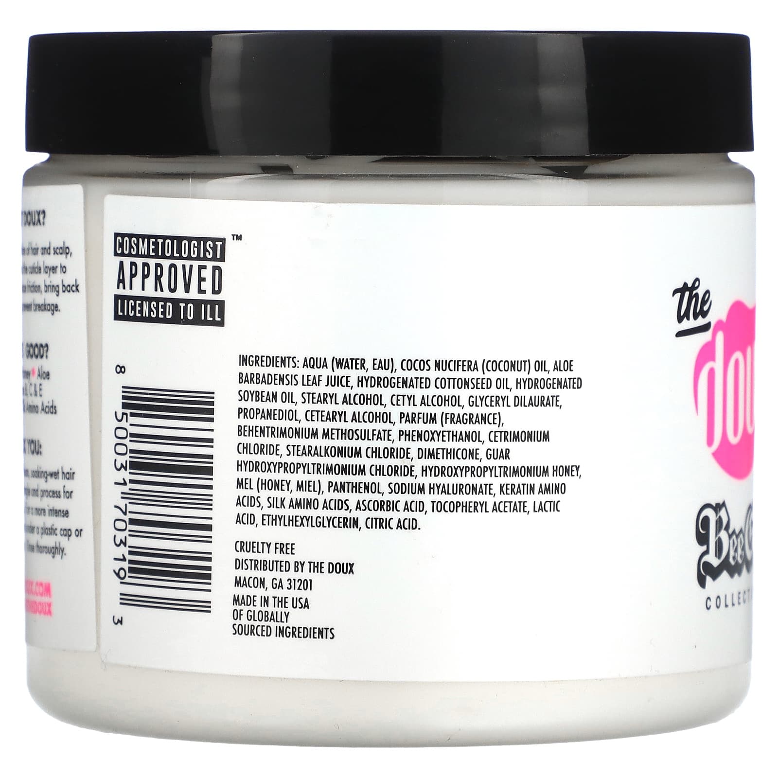 THE DOUX SWEETEST THING HONEY MOISTURE MASK  16oz 2
