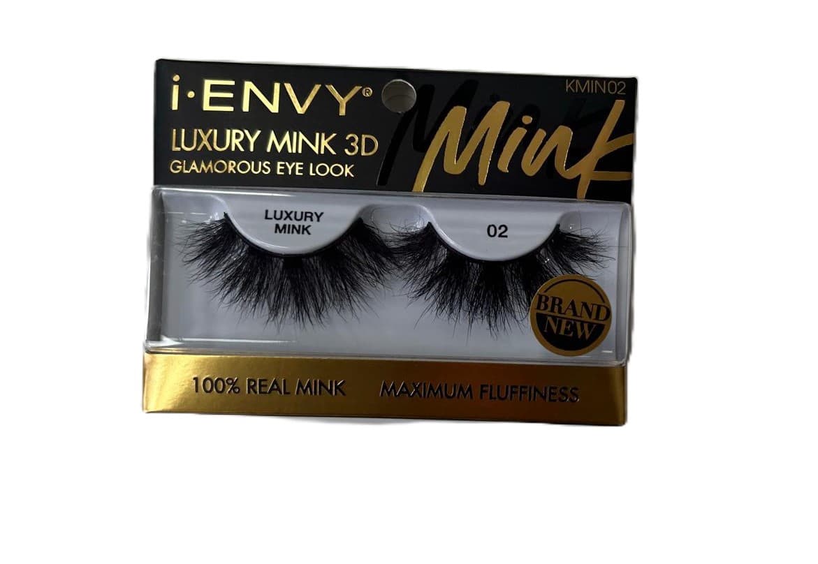 Kiss i-ENVY Luxury Mink collection 100% Real Mink Eyelashes 24