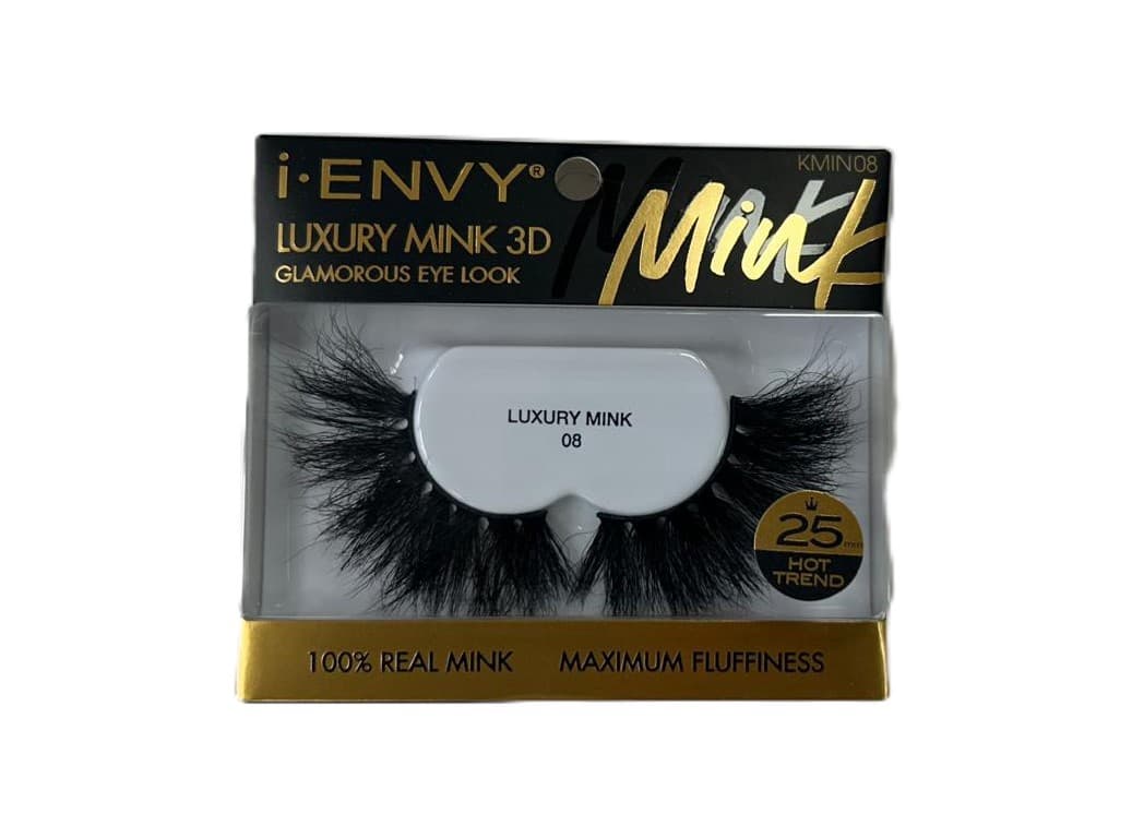 Kiss i-ENVY Luxury Mink collection 100% Real Mink Eyelashes 12