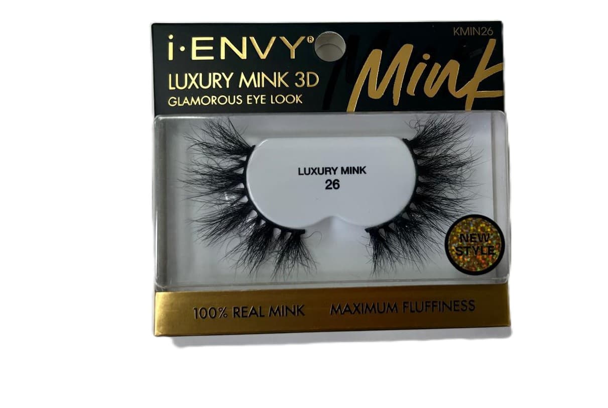 Kiss i-ENVY Luxury Mink collection 100% Real Mink Eyelashes 18