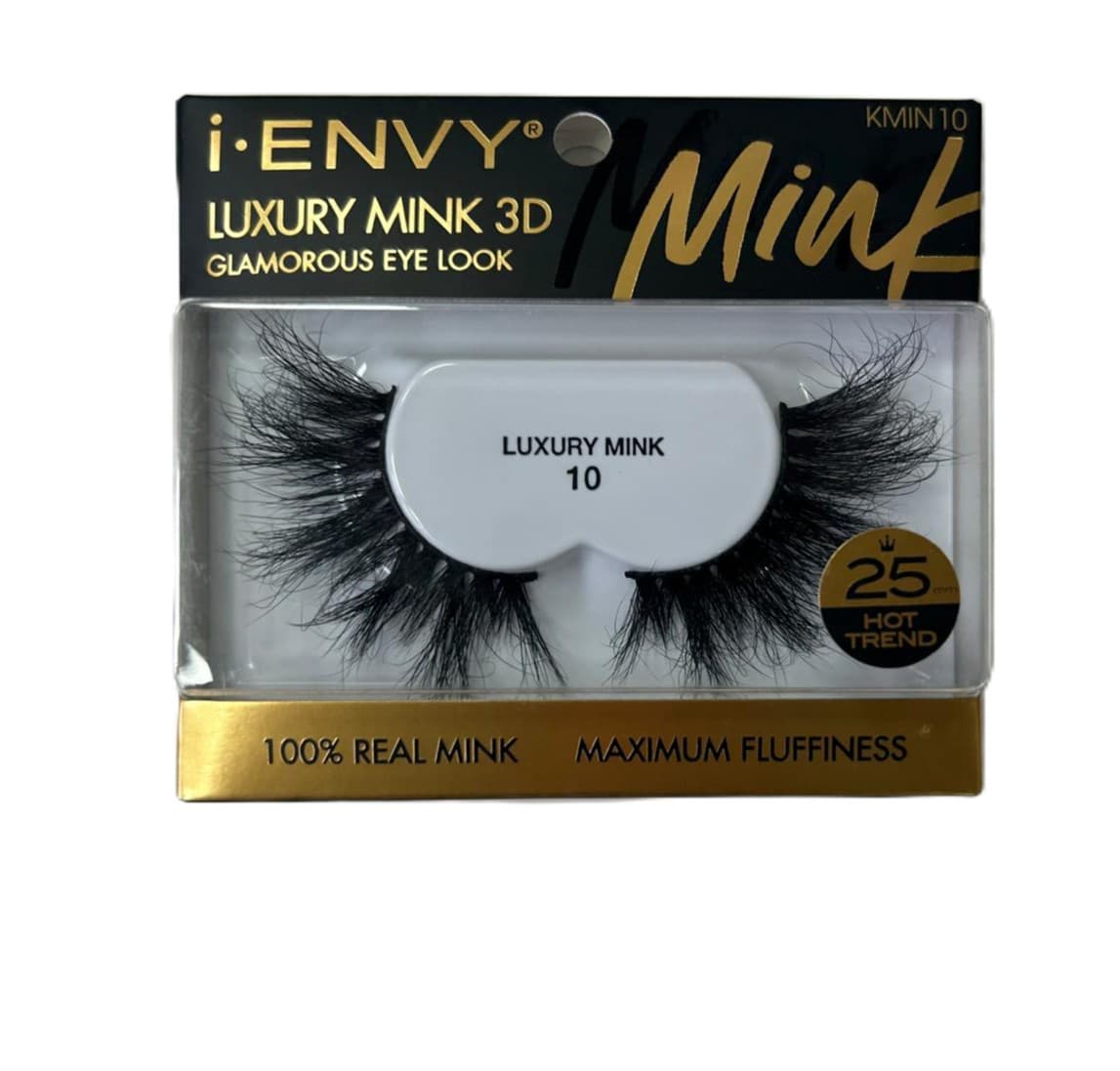 Kiss i-ENVY Luxury Mink collection 100% Real Mink Eyelashes 25