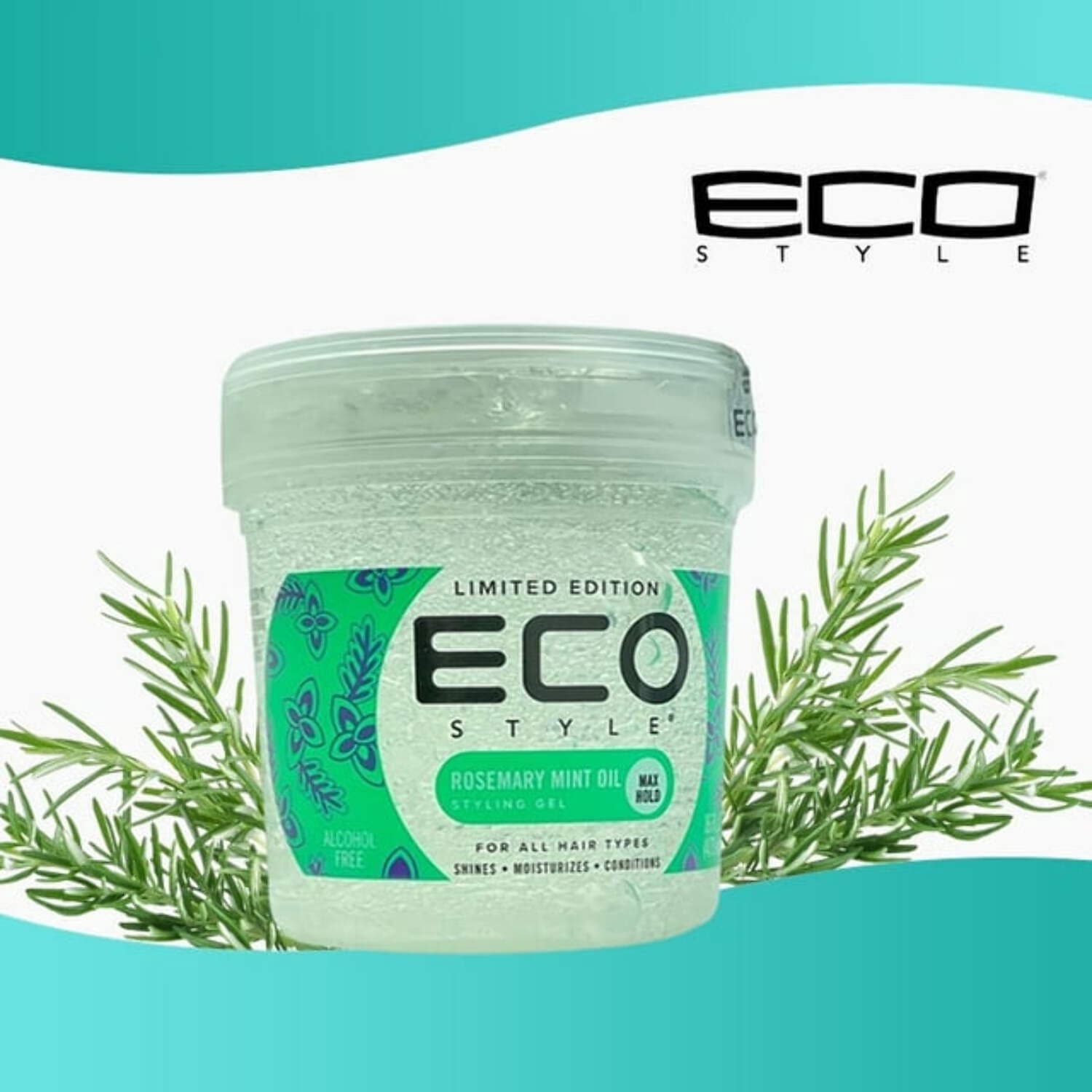 ECO Rosemary Mint Oil Styling Gel Limited Edition 2