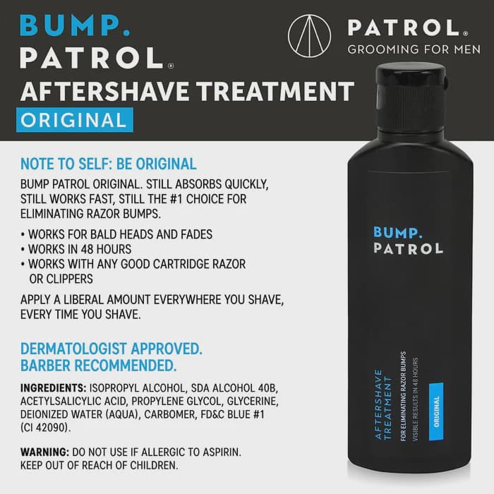 BUMP PATROL AFTRESHAVE LOTION ORIGINAL 4