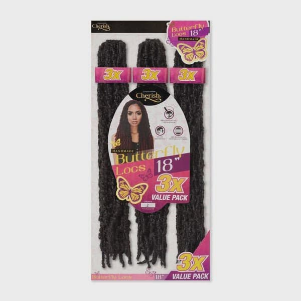CHERISH 3X BUTTERFLY LOCS 3