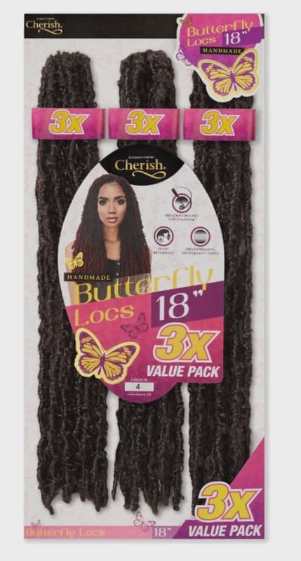 CHERISH 3X BUTTERFLY LOCS 7