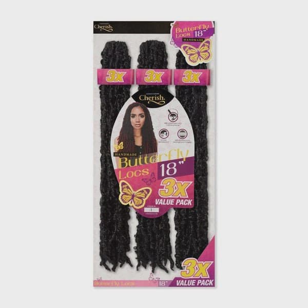 CHERISH 3X BUTTERFLY LOCS 2