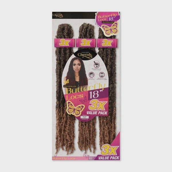 CHERISH 3X BUTTERFLY LOCS 4