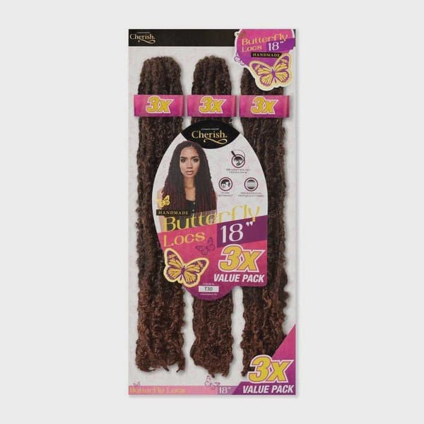CHERISH 3X BUTTERFLY LOCS 5