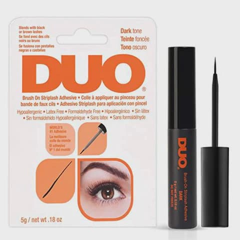 DUO BRUSH ON STRIPLASH ADHESIVE -ORANGE DARK TONE 3