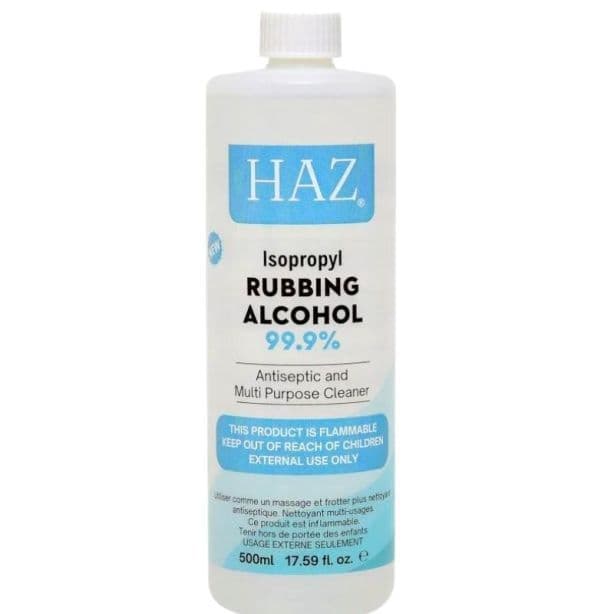 HAZ ISOPROPYL RUBBING ALCOHOL 99.9%