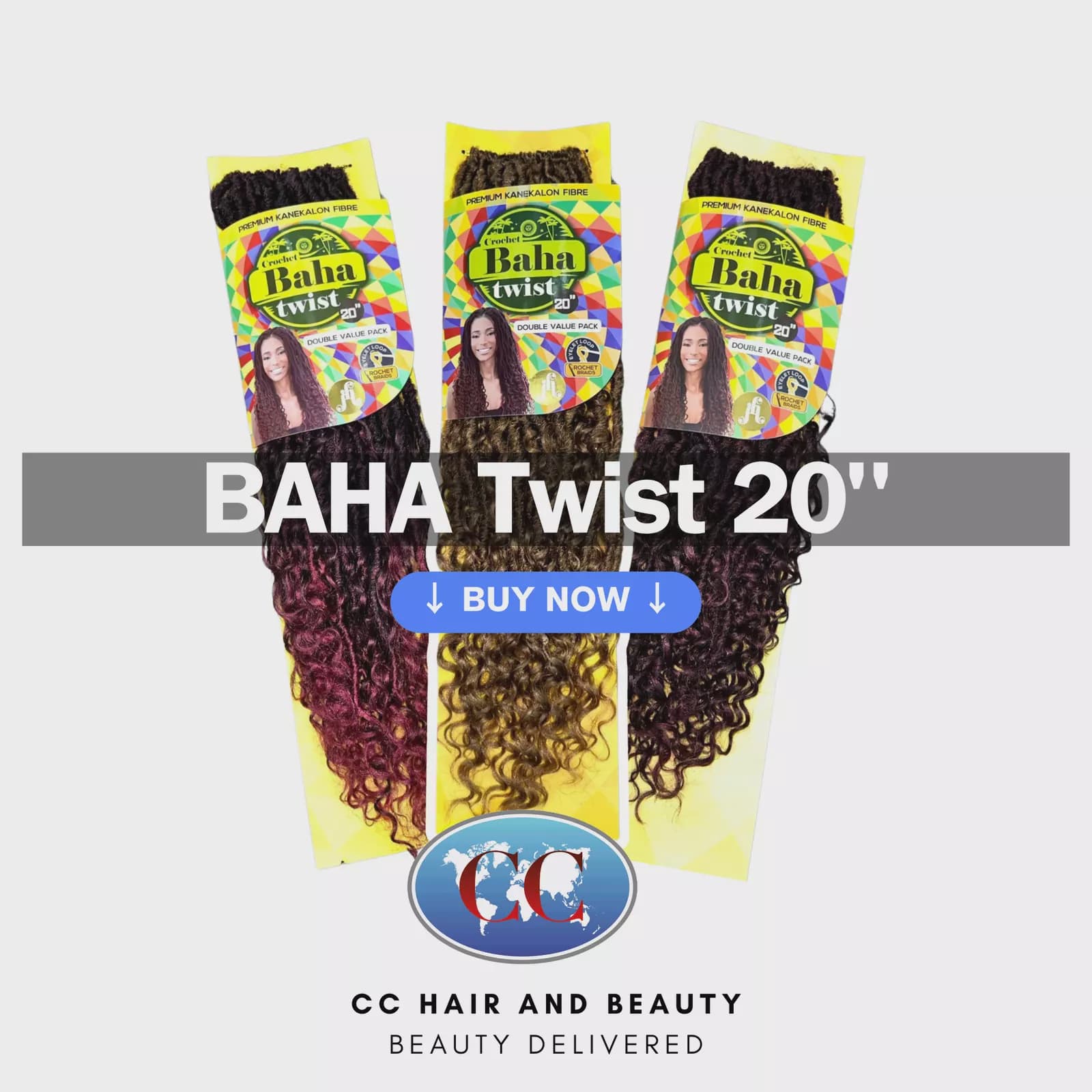 Jazzyhair Crochet Baha Twist Double Value Pack 2