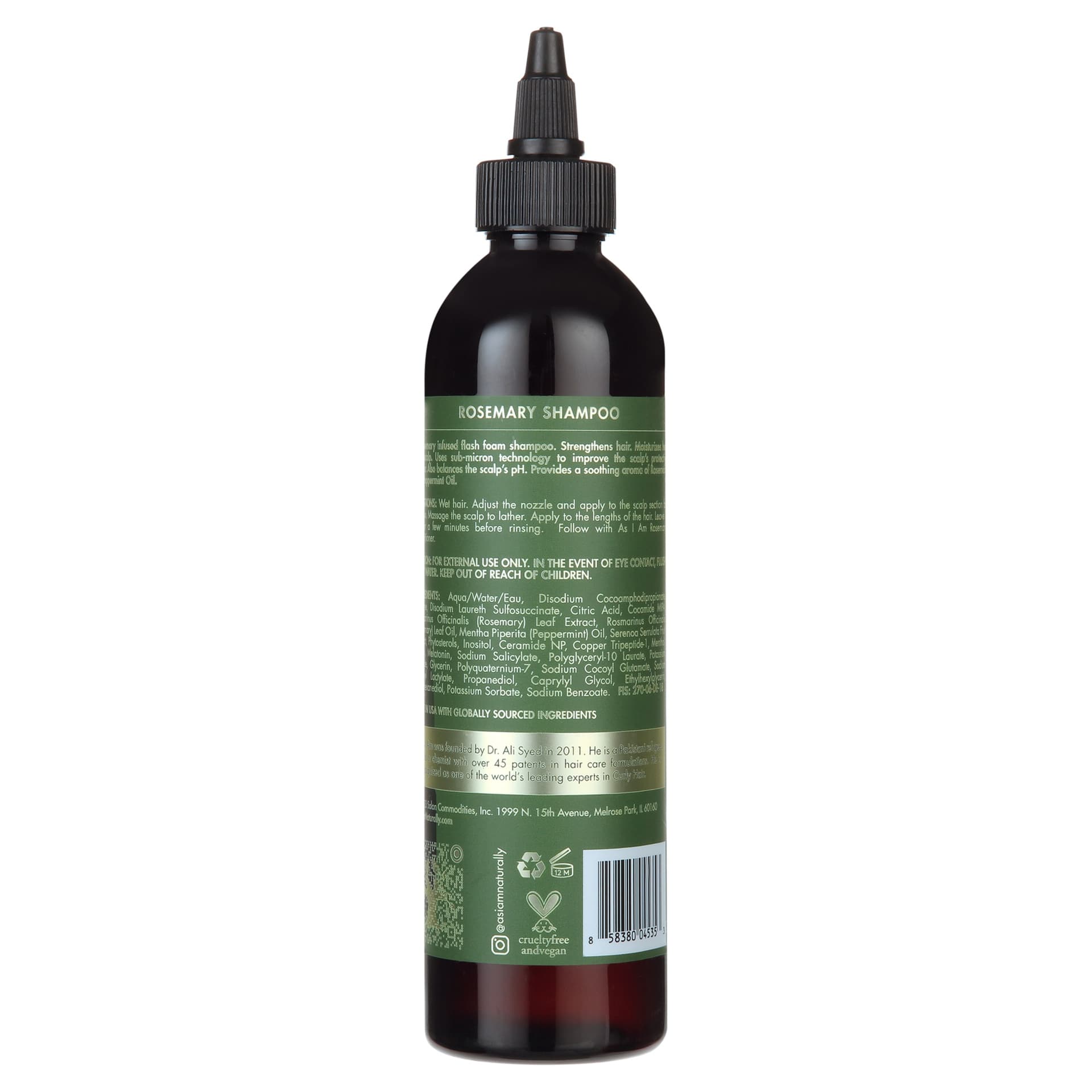 As I Am Rosemary Shampoo 8 oz 2