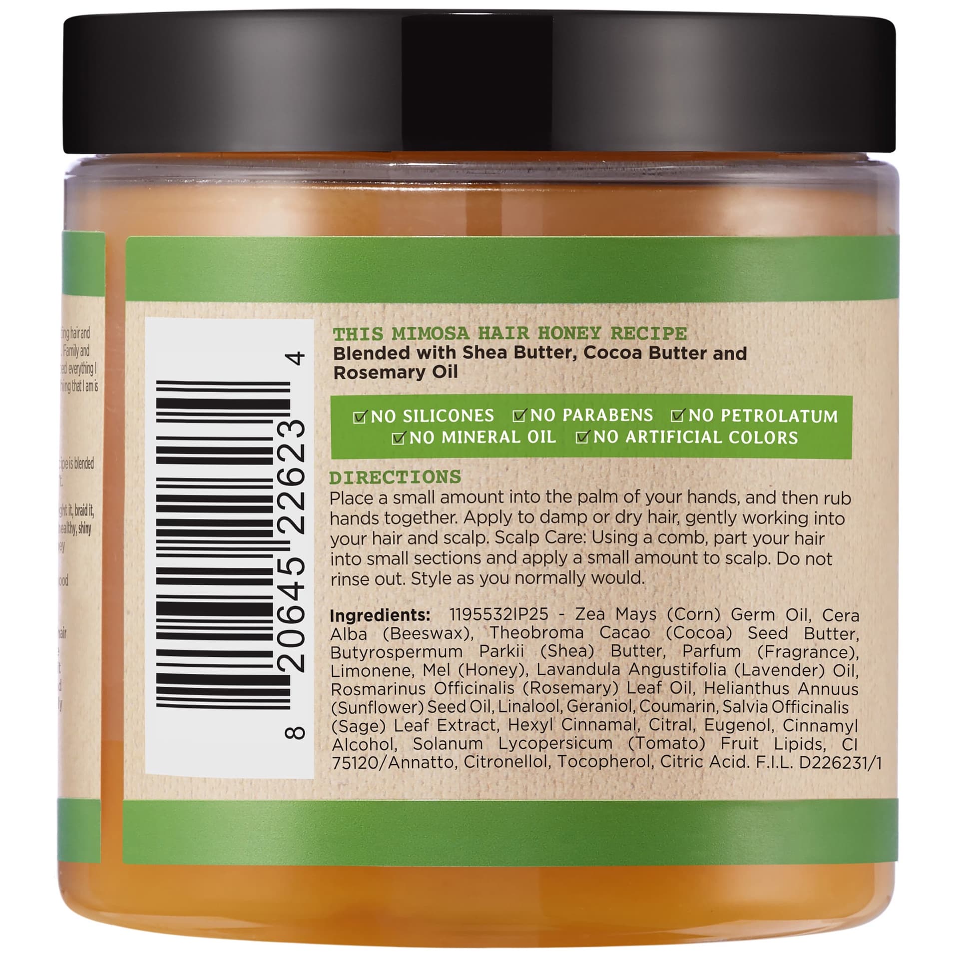 Carol's Daughter Moisturizing Mimosa Hair Honey Shine Pomade For Dry and Textured Hair, 8 fl oz 2