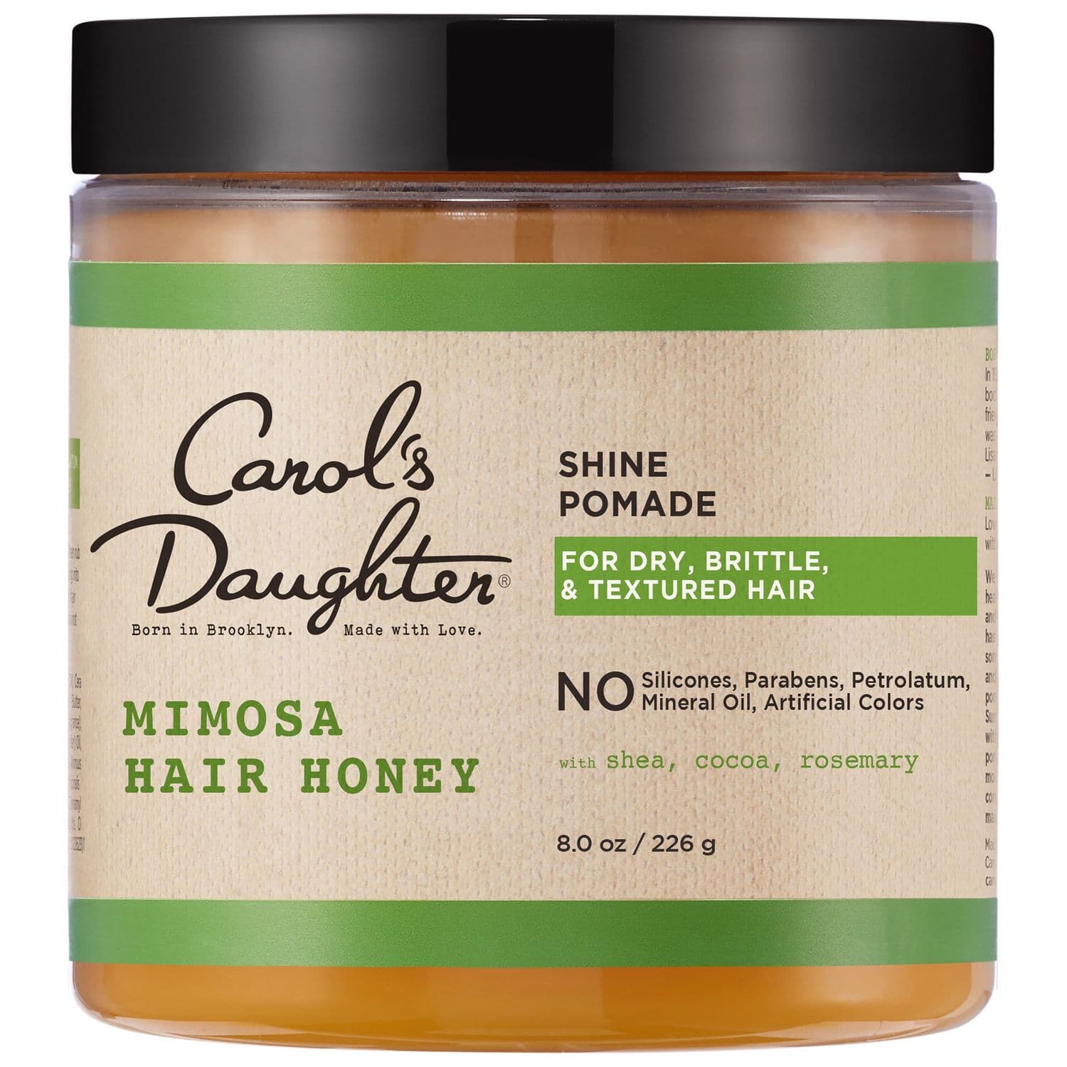 Carol's Daughter Moisturizing Mimosa Hair Honey Shine Pomade For Dry and Textured Hair, 8 fl oz