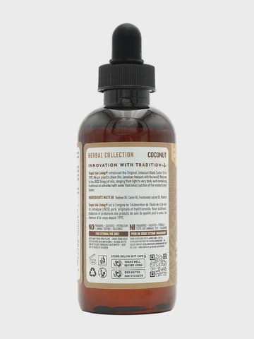 TROPIC ISLE LIVING HERBAL COLLECTION COCONUT  JAMAICAN BLACK CASTOR OIL 118ML 2