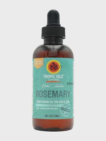 TROPIC ISLE LIVING HERBAL COLLECTION ROSEMARY JAMAICAN BLACK CASTOR OIL 4oz