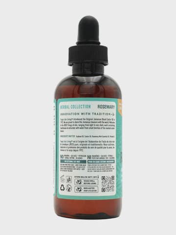 TROPIC ISLE LIVING HERBAL COLLECTION ROSEMARY  JAMAICAN BLACK CASTOR OIL 4oz 2