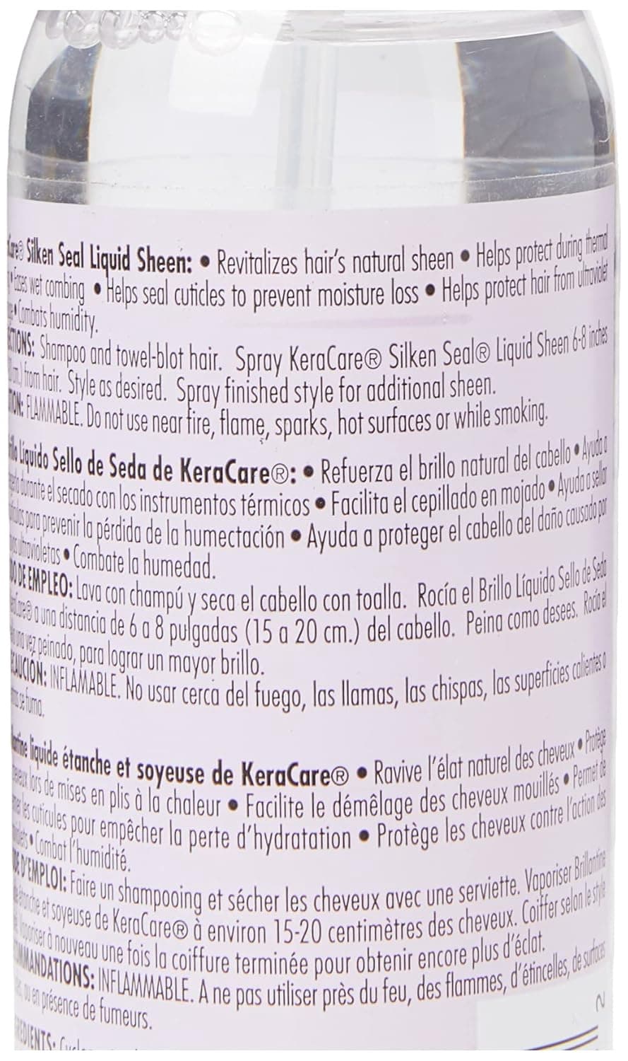 keracare silken seal liquid sheen /  120ml/  4 fl.oz 3