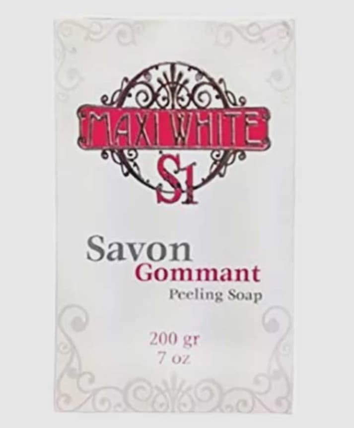 Maxi White  S1  Savon Gommant Peeling Soap 2