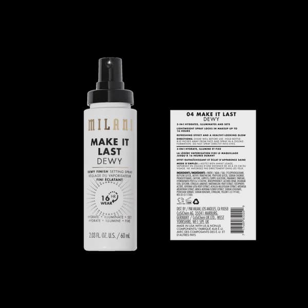 MILANI MAKE IT DEWY SETTING SPRAY /60ML 3
