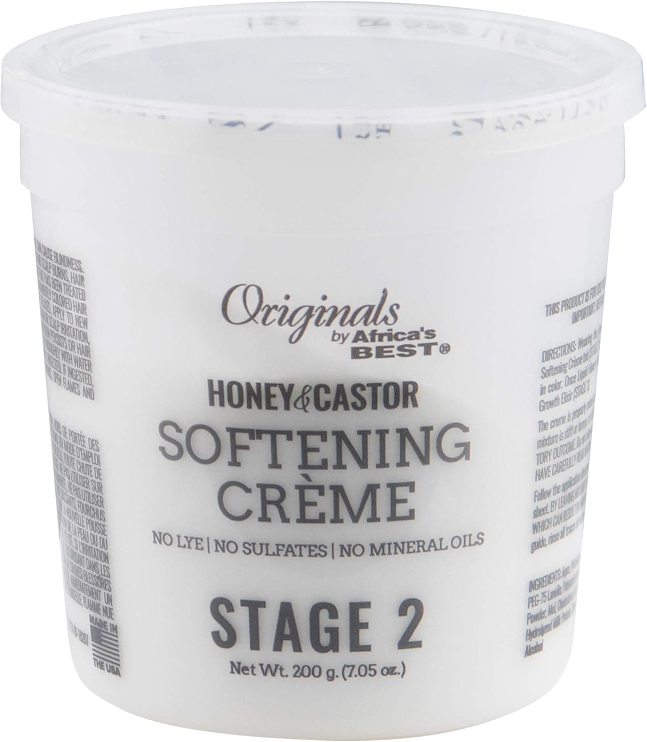 Originals by Africa's Best  Honey &amp; Castor Tex-Lax Texture Softening System 4