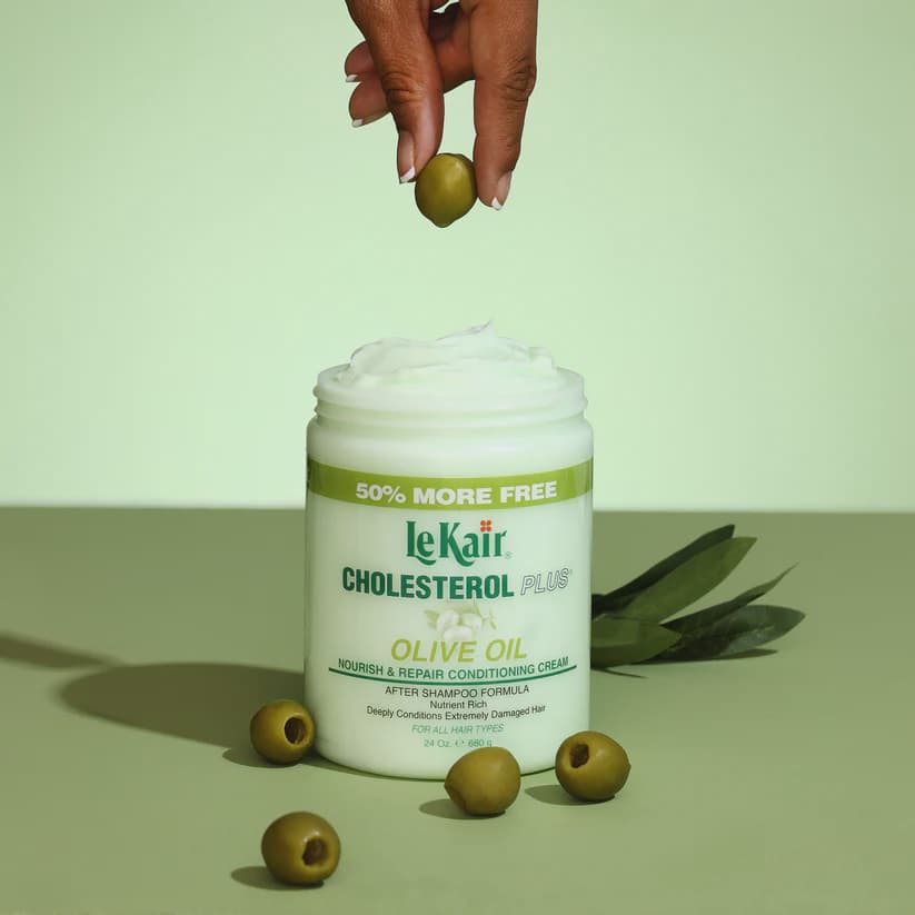 LeKair Cholesterol Plus Olive Oil Nourish & Repair Conditioning Cream 2