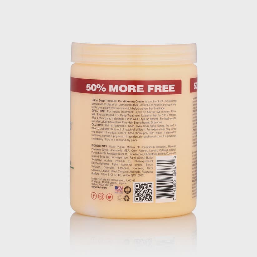 LeKair Cholesterol Plus Nourish & Repair Conditioning Cream with Jamaican Black Castor Oil 2