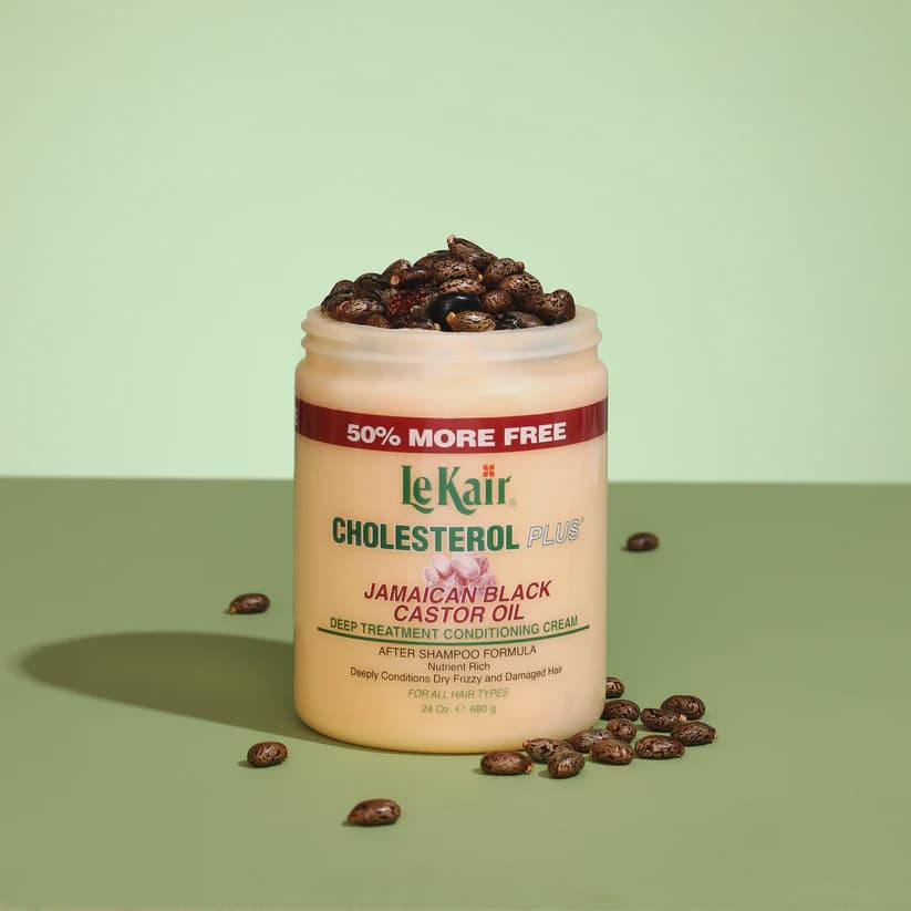 LeKair Cholesterol Plus Nourish & Repair Conditioning Cream with Jamaican Black Castor Oil 3