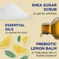 Dr Teal's Shea Sugar Body Scrub with Prebiotic Lemon Balm and Essential 2