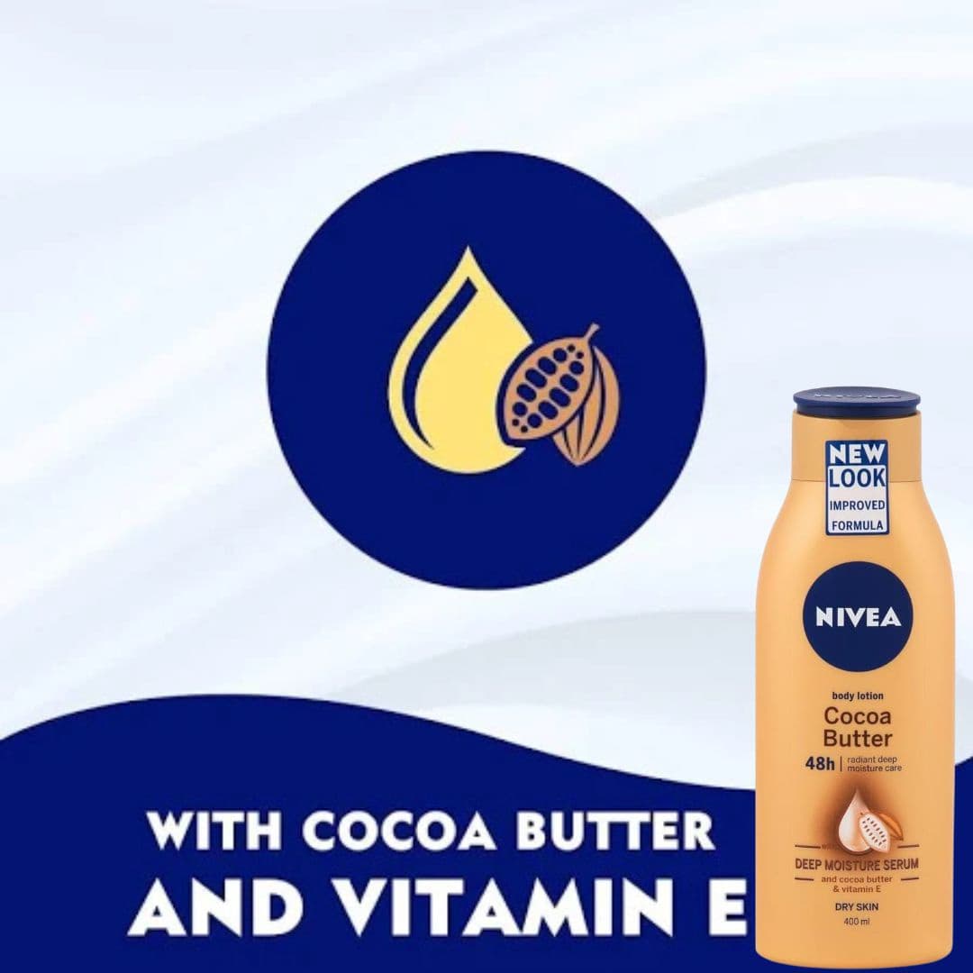 NIVEA BODY LOTION NOURISHING COCOA/400ML 6