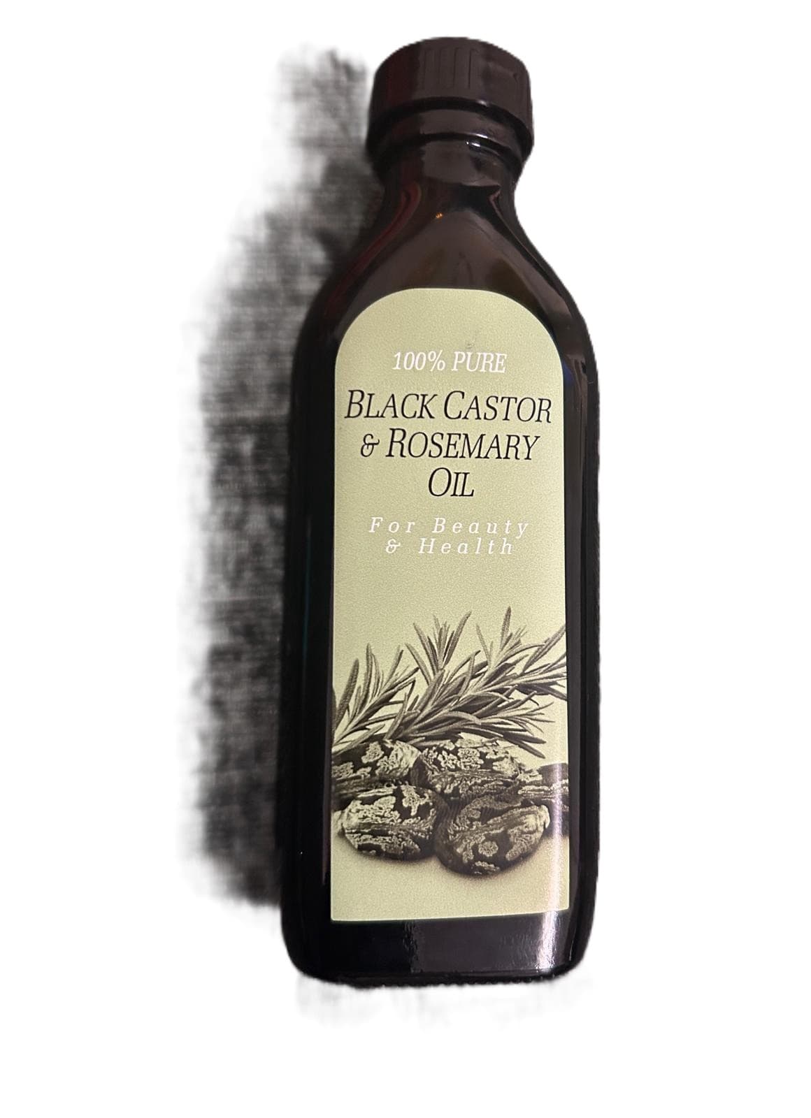 BEAUTY STAR 100% PURE BLACK CASTOR & ROSEMARY OIL 150ml 3