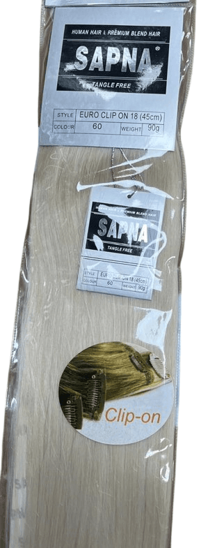 Sapna Premium Blend Clip On Hair Extensions 22