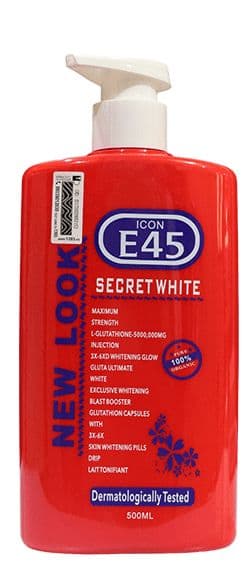 ICON E45 SECRET WHITE LOTION 500ML