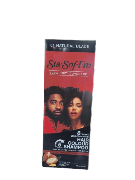 STA-SOF-FRO 8 WEEKS LONGER-LASTING HAIR COLOR SHAMPOO 3IN1 400ML