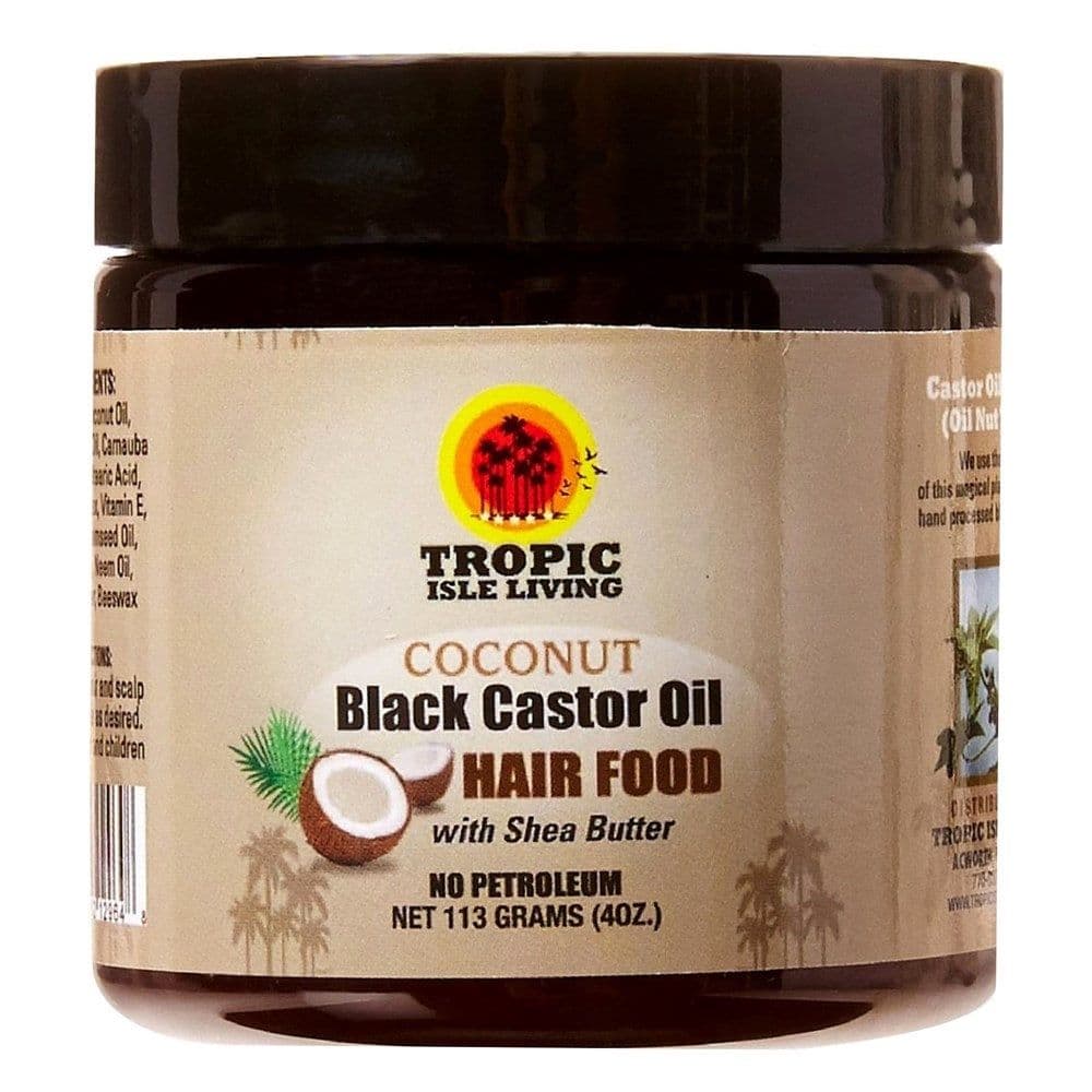 TROPIC ISLE LIVING Jamaican Black Castor Oil Coconut Hair Food 118ML