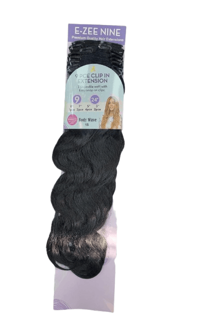 E-ZEE 9PCE CLIP ON SET SYNTHETIC  BODY WAVE 24 2