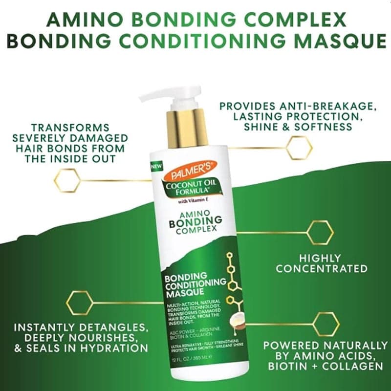 PALMER'S AMINO BONDING HAIR TREATMENT MASQUE 355ml 2