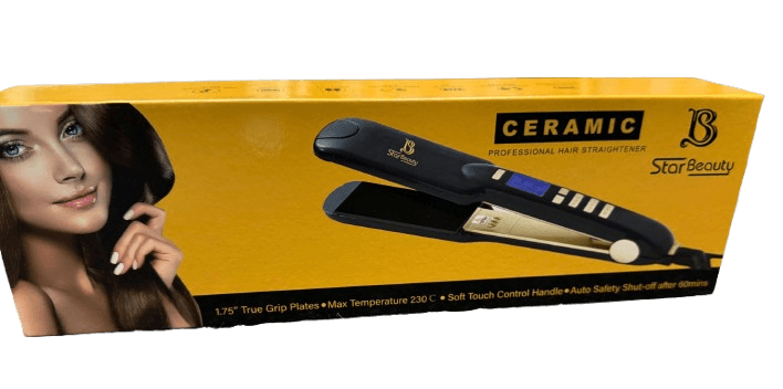 STAR BEAUTY CERAMIC PROFESSIONAL HAIR STRAIGHTENER