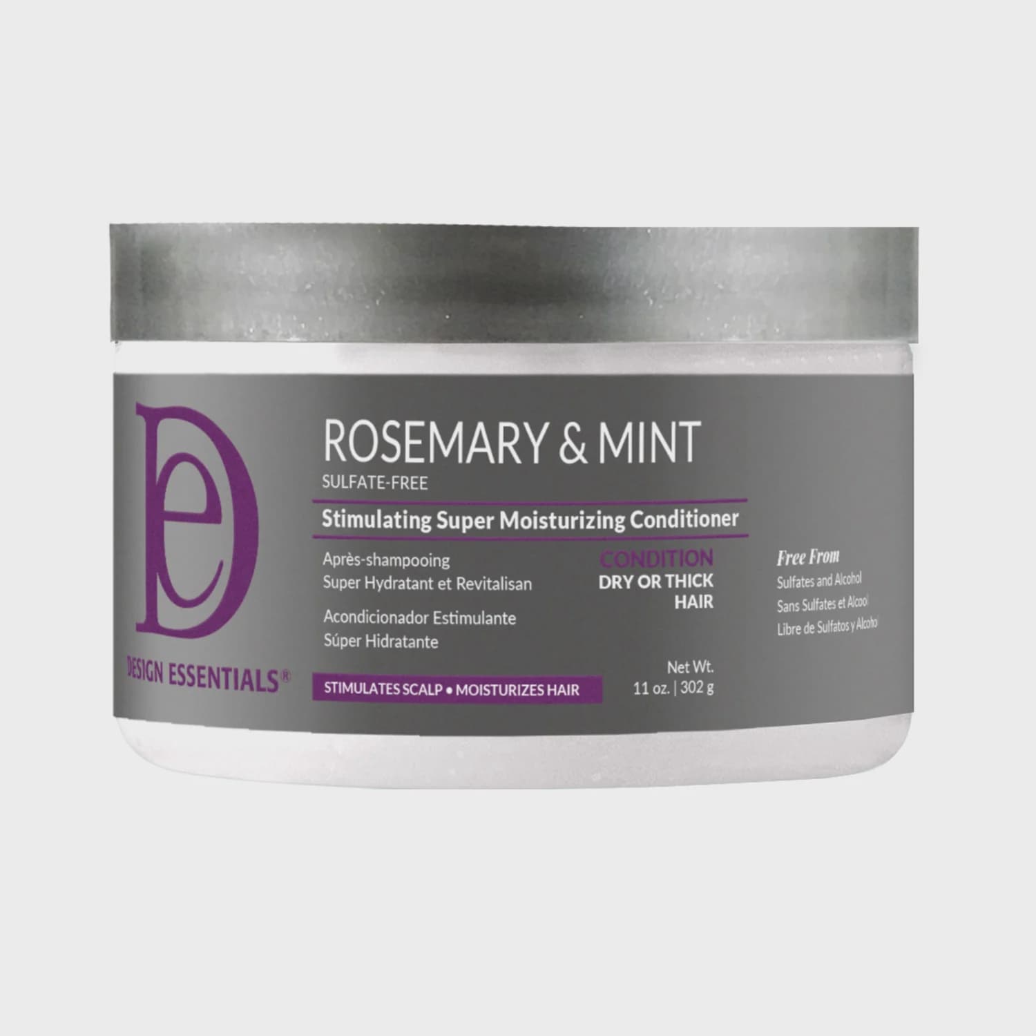 Design Essentials Rosemary & Mint Stimulating Super Moisturizing Conditioner 302g 2