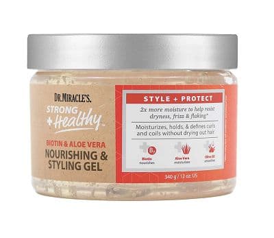 Dr. Miracle’s | Strong + Healthy Biotin & Aloe Vera Nourishing Styling Gel 340g