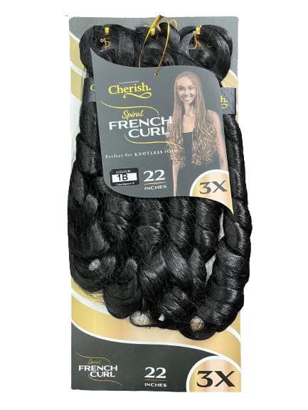 Cherish 3x Spiral French Curl Pre-Stretched 13