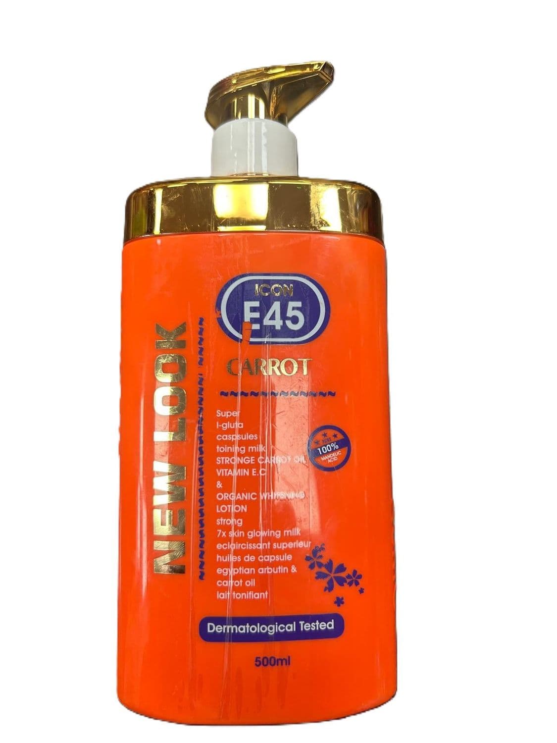 ICON E45 CARROT WHITENING LOTION 500ml