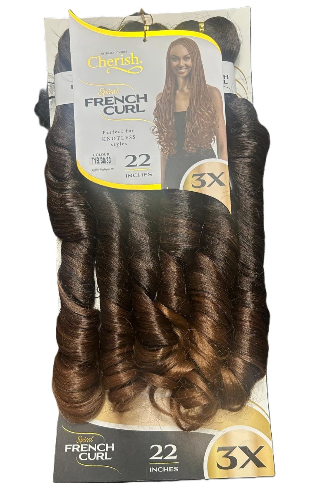 Cherish 3x Spiral French Curl Pre-Stretched 21