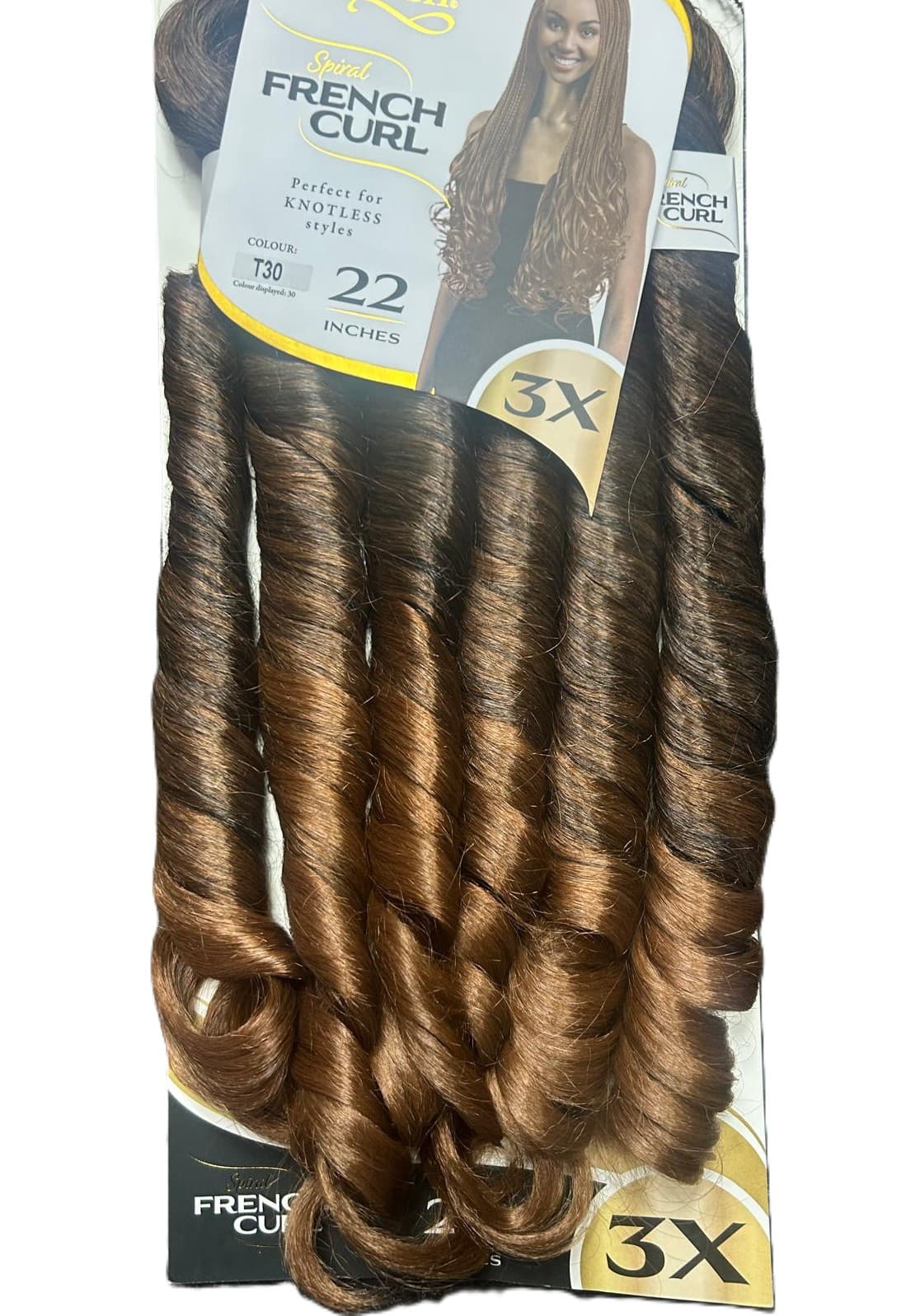 Cherish 3x Spiral French Curl Pre-Stretched 18
