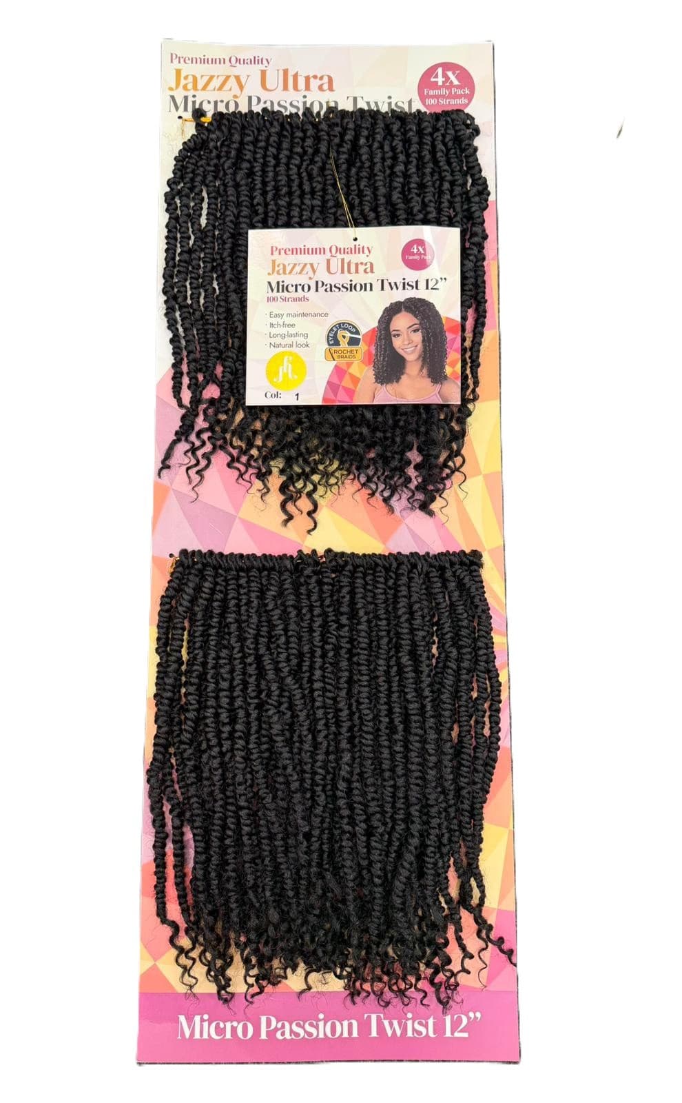 Jazzy Ultra Micro Passion Twist 12" 100PCS 6