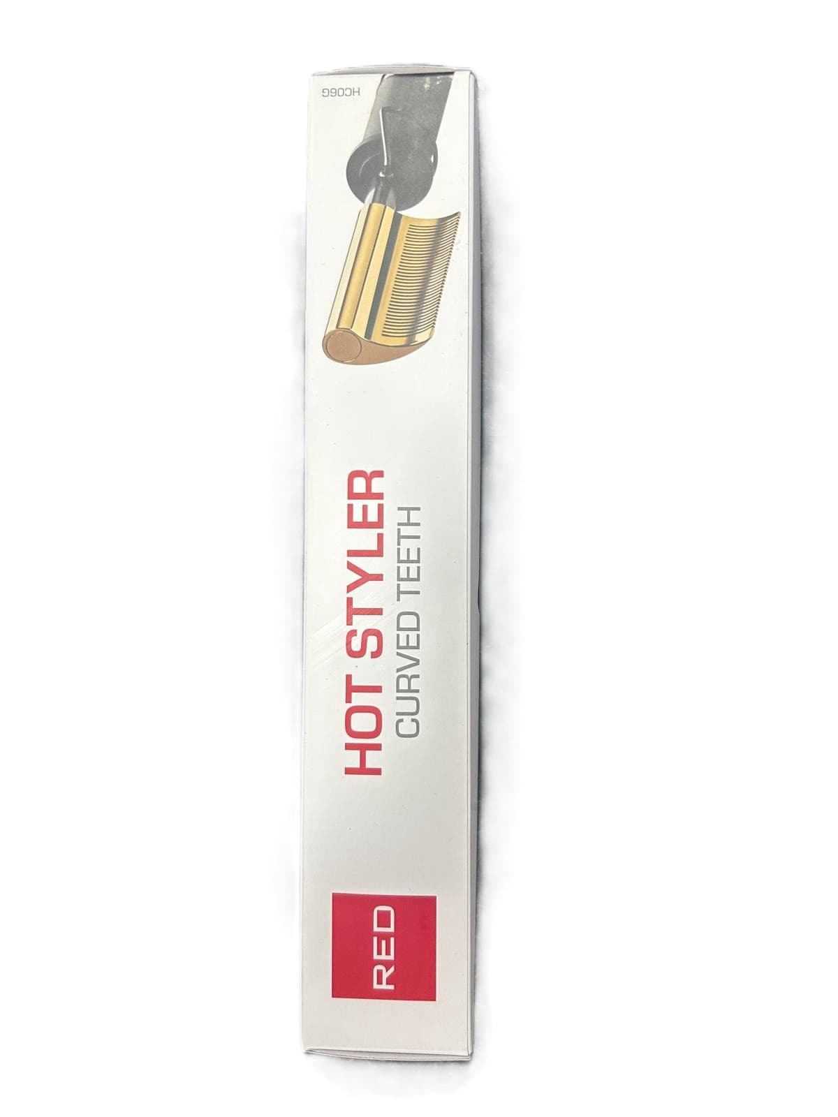 Red By Kiss Curved Teeth Hot Styler Pressing Comb 4