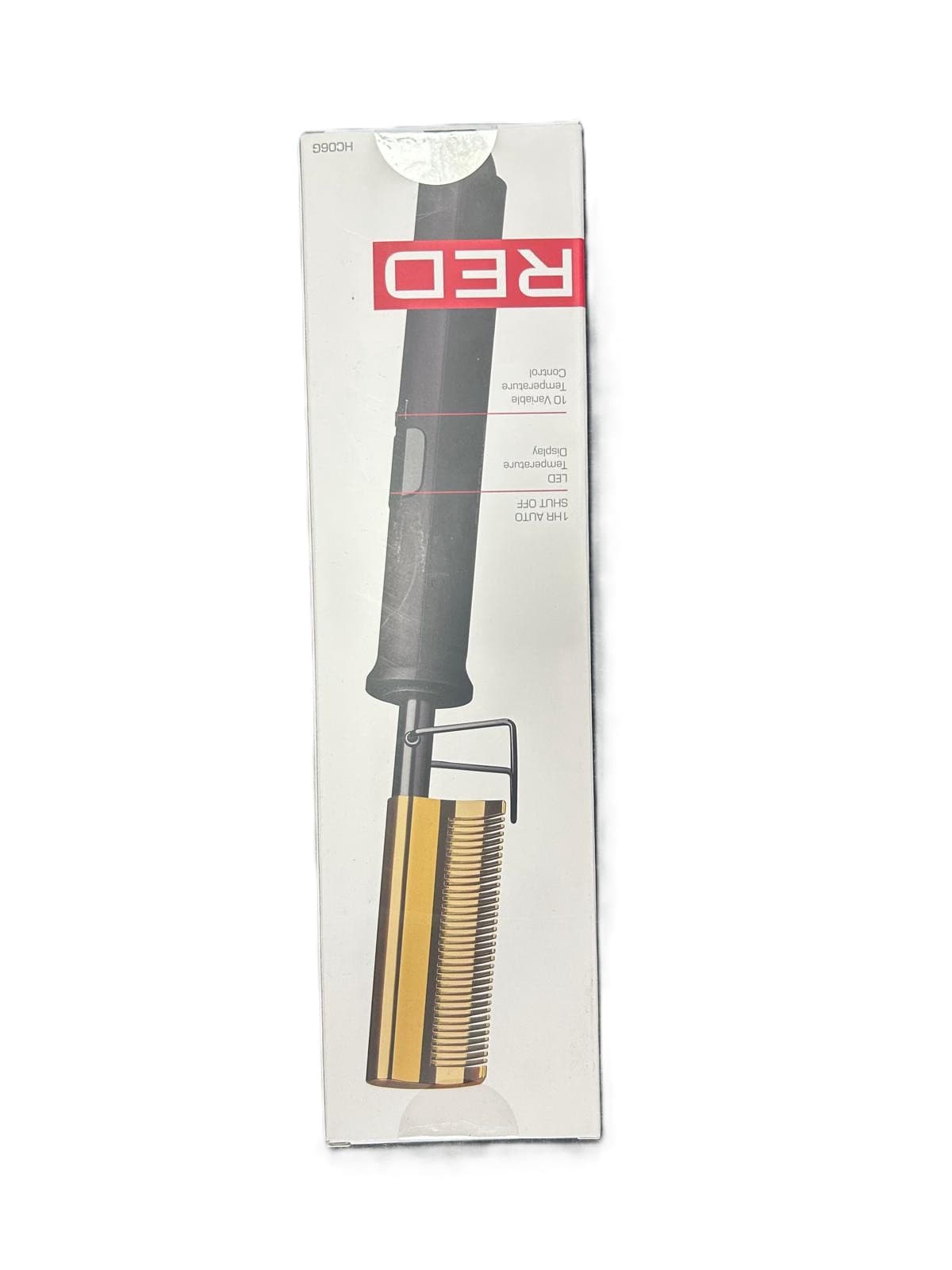 Red By Kiss Curved Teeth Hot Styler Pressing Comb 3